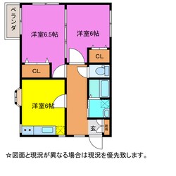 グランミュゼ粟島の物件間取画像